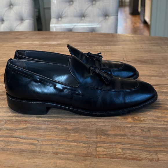 Nettleton Black Leather The Greensboro Tassel Loafers Shoes Slip On\'s 10 main image 6